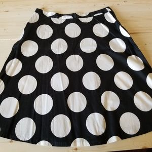 Lane Bryant Polka Dot Circle Skirt